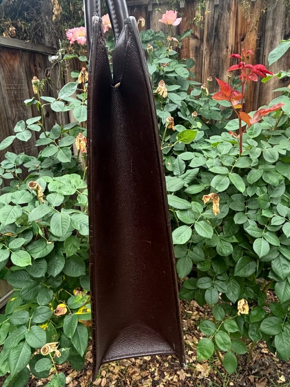 LOUIS VUITTON Damier Ebene Canvas Venice Sac Plat Bag - Picture 7 of 11